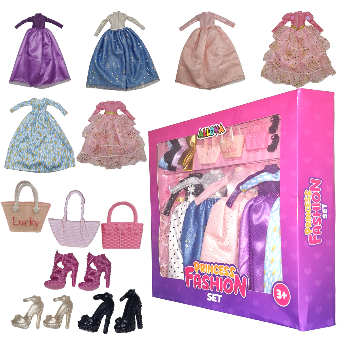 Disney princess hot sale fashion set