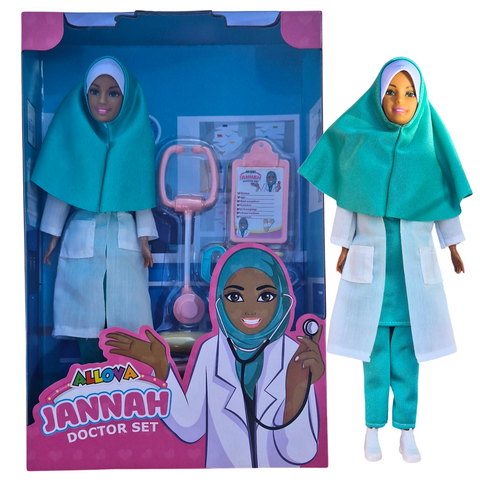 muslim doctor doll set - islamic toys