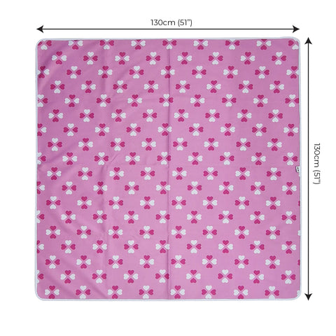 ALLOVA! Non-Slip Splash Mat for Under highchair 51" large splat mat, weaning mat, highchair mat